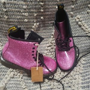 Pink Dr. Martins boots